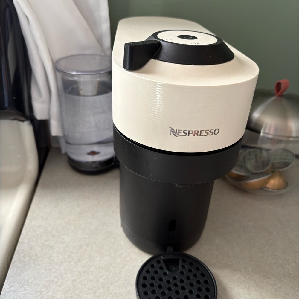 Nespresso Machine in Black and White